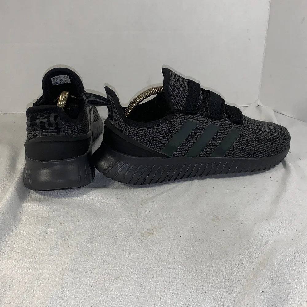 Adidas Men’s Kaptir 3.0 ‘Core Black/Carbon Grey’ Knit Running Sneakers